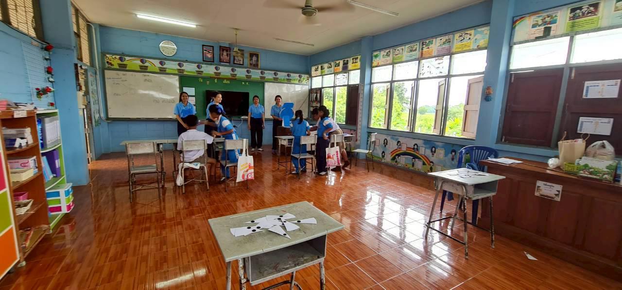 60. ค่ายศิลปะบูรณาการกับสาระการเรียนรู้สำหรับนักเรียนระดับประถมศึกษา ณ โรงเรียนบ้านโนนม่วง